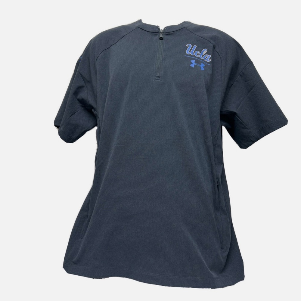 Under Armour Navy UCLA Short Sleeve Quarter-Zip Pullover
